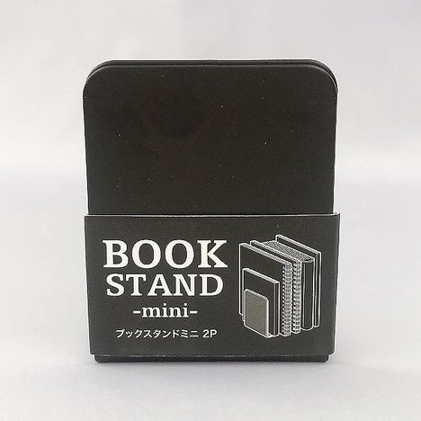 Ｌ型ブックスタンド小２Ｐブラックの商品画像