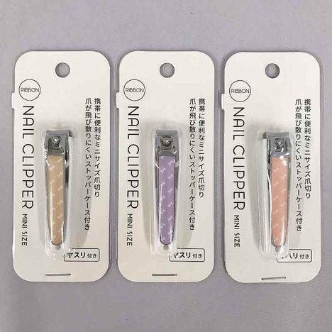 ミニ爪切り　リボンの商品画像