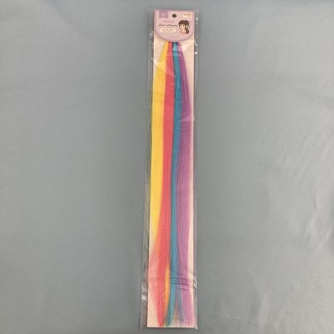 エクステ　ゴム付きレインボーの商品画像