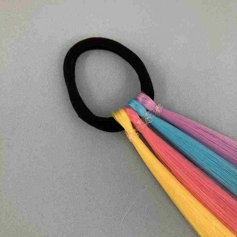 エクステ　ゴム付きレインボーの3番目の写真