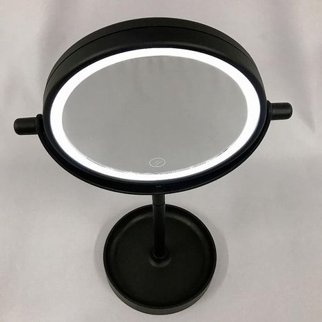ＬＥＤスタンドミラー　丸の3番目の写真