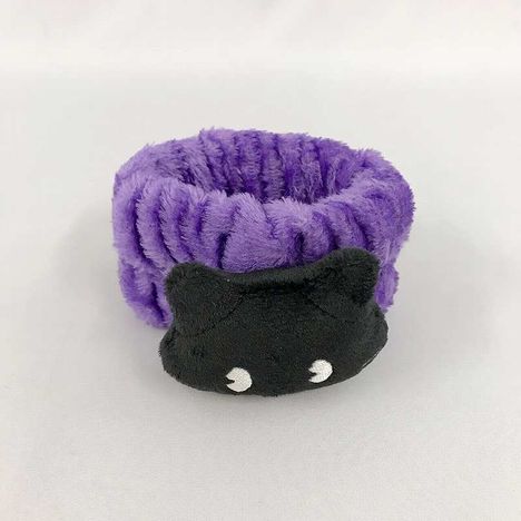 ふわふわリストバンド　黒ネコの3番目の写真