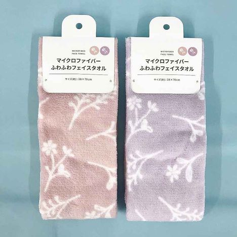 ＭＦフェイスタオルふわふわフラワーの商品画像