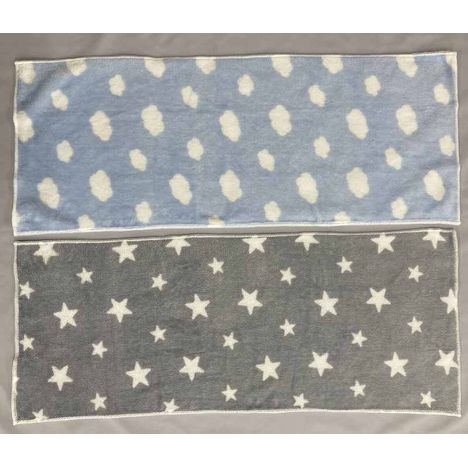 ＭＦフェイスタオルふわふわ星／雲の2番目の写真