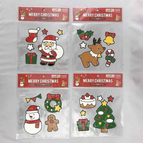 ＸＭＡＳ窓用ステッカーの画像