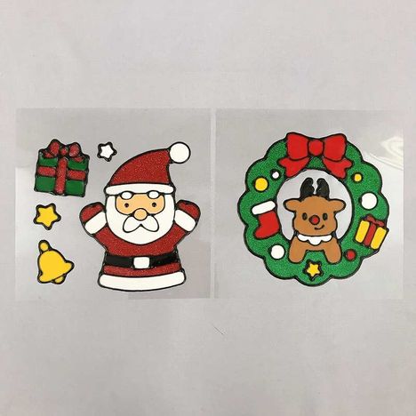 ＸＭＡＳ窓用ステッカーグリッターの2番目の写真