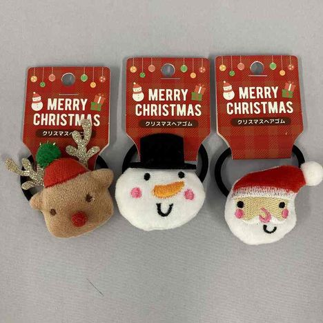 クリスマスヘアゴムの画像