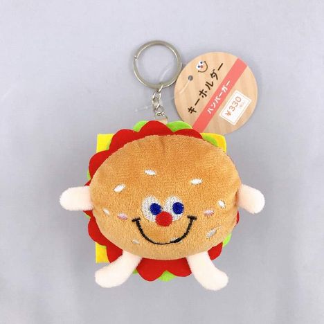 キーホルダー　ハンバーガーの商品画像