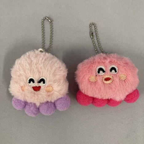 もこもこキーホルダー　イカタコの2番目の写真