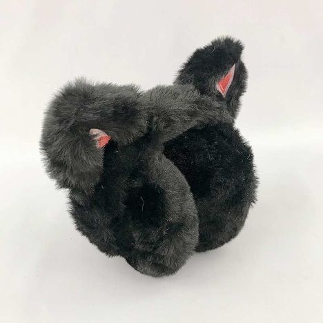 折りたたみイヤーマフ　猫耳ＢＫの2番目の写真