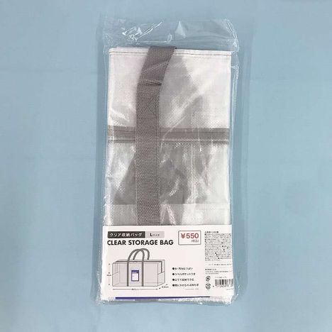 クリア収納バッグＬの商品画像