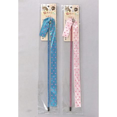 猫じゃらし　鈴付リボンの商品画像