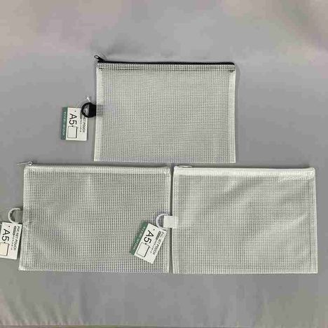 Ｄフック付ＰＶＣネットポーチ　Ａ５の商品画像