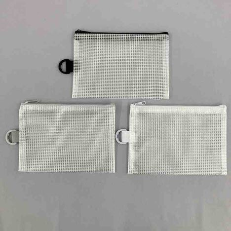 Ｄフック付ＰＶＣネットポーチ　Ａ６の2番目の写真