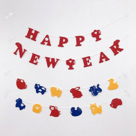 ２６お正月フェルトガーランドの2番目の写真