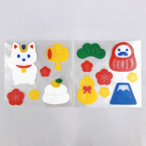 ２６お正月ジェルステッカーの2番目の写真