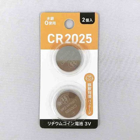 リチウムコイン電池ＣＲ２０２５　２Ｐの商品画像