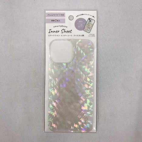 スマホインナーシート２Ｐ　クリスタルの商品画像