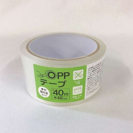 手で切れるＯＰＰテープ４８ｍｍ×４０ｍの商品画像