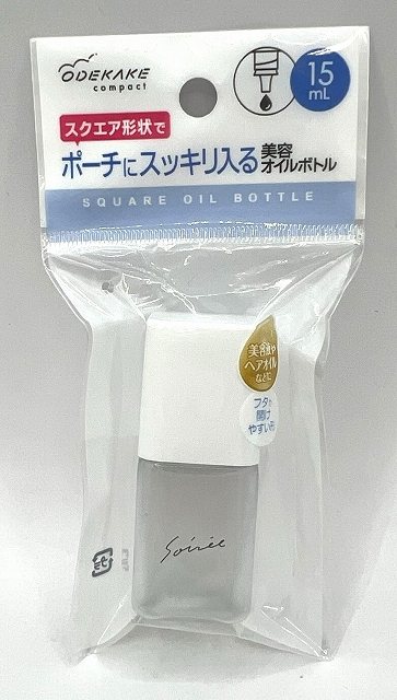 トラベル美容オイルボトルスクエア１５ｍｌの商品画像
