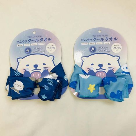 ２６ひんやりクールタオル　ラッコの商品画像