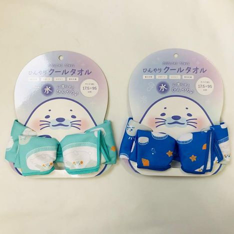 ２６ひんやりクールタオル　アザラシの商品画像