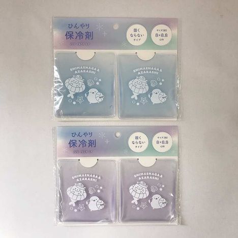 ２６保冷剤２Ｐ　シマエナガアザラシの商品画像