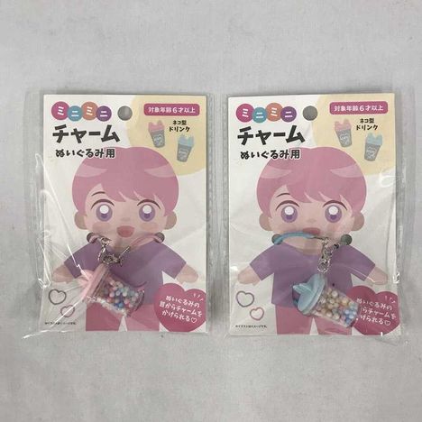 ミニミニチャーム　ネコ型ドリンクの画像