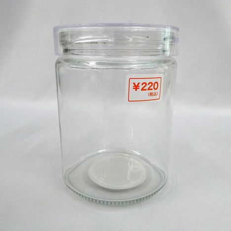 クリア蓋ガラス容器７５０ｍｌの商品画像