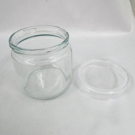 クリア蓋ガラス容器５８０ｍｌの3番目の写真