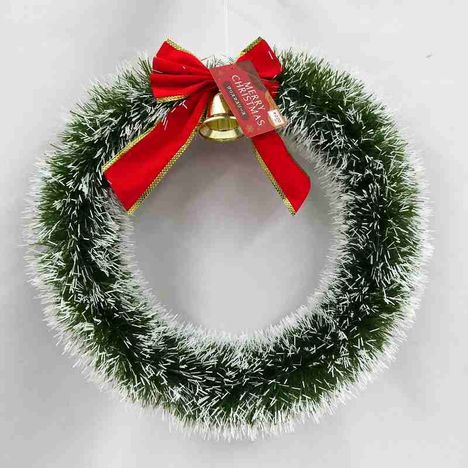 ２６クリスマスリースの画像