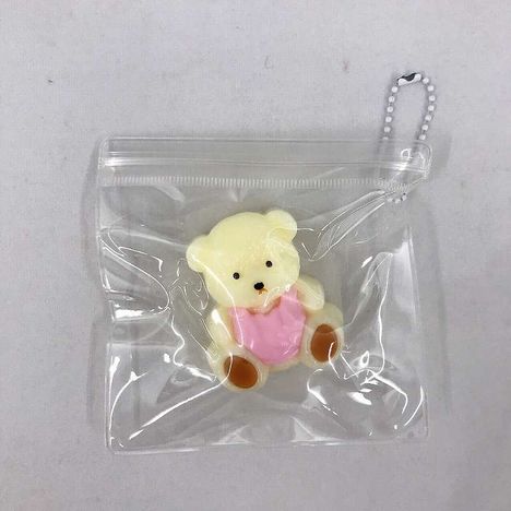 むにゅっとキーホルダー　くま　ＰＫの2番目の写真