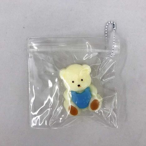 むにゅっとキーホルダー　くま　ＢＬの2番目の写真