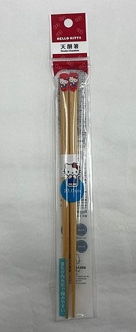 キティ　木箸（天削）２１．０　レッドの商品画像