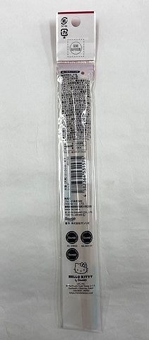 キティ　木箸（天削）２１．０　レッドの2番目の写真