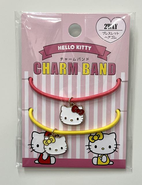 キティ＆ミミィ　チャームバンド２Ｐの画像