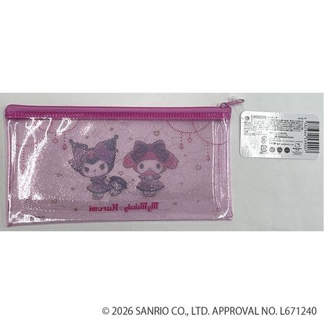 マイメロディ＆クロミ　ラメポーチ　きらきらの2番目の写真