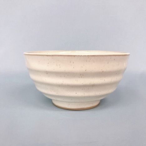 白陶器　段々どんぶり鉢の商品画像