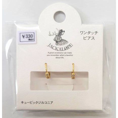 ＪＬ　ＣＺワンタッチピアスＧＤの画像
