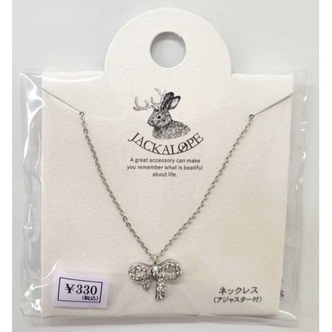 ＪＬ　ＣＺネックレス　リボンＳＶの画像