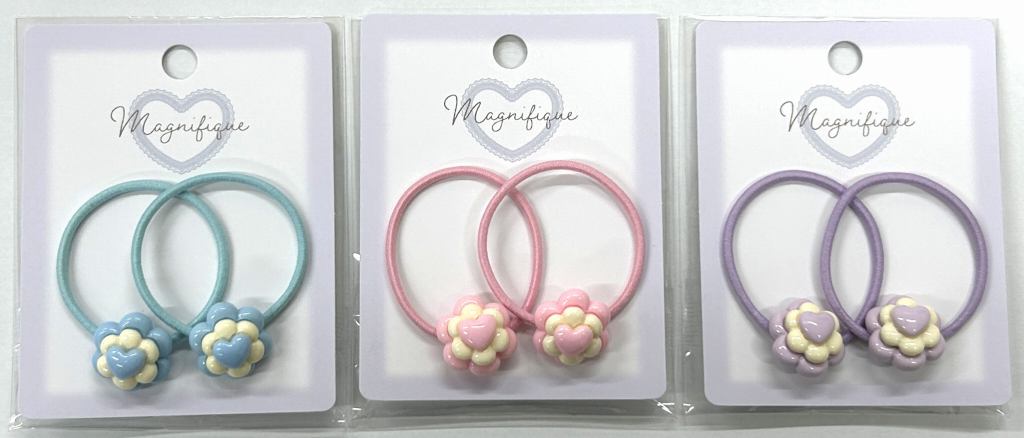 ハート＆フラワーＭＩＸポニー　２Ｐの商品画像