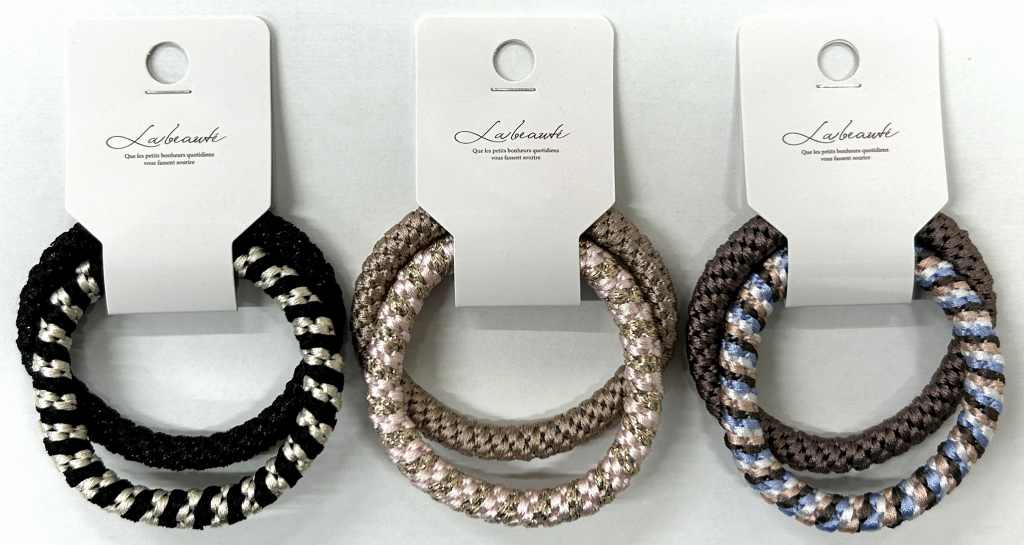 ロープ風ＭＩＸリングゴム　２Ｐの商品画像