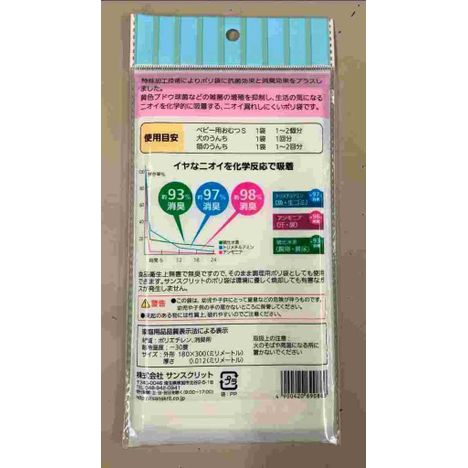 ニオイを消す秘密のポリ袋Ｓ３５Ｐの2番目の写真