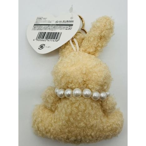 ふわふわうさぎキーホルダーベージュの2番目の写真