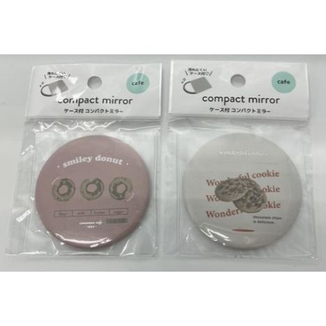 ケース付コンパクトミラーｃａｆｅの商品画像