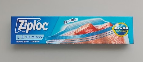 ジップロックフリーザーバッグＬ４枚の商品画像