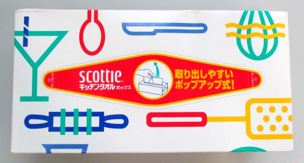 スコッティキッチンタオルＢＯＸ１５０枚の画像
