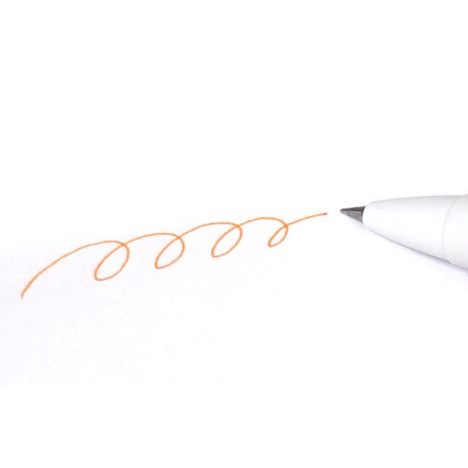 三菱　ユニボールワン０．３８ＭＭオレンジの3番目の写真