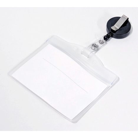 名札ホルダー伸縮リール＆クリップの3番目の写真