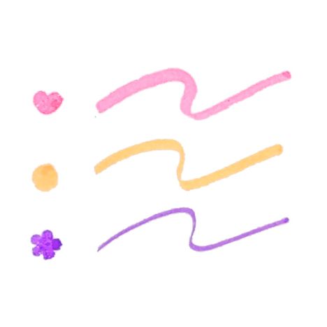 スタンプ蛍光ペン　３色セットの4番目の写真